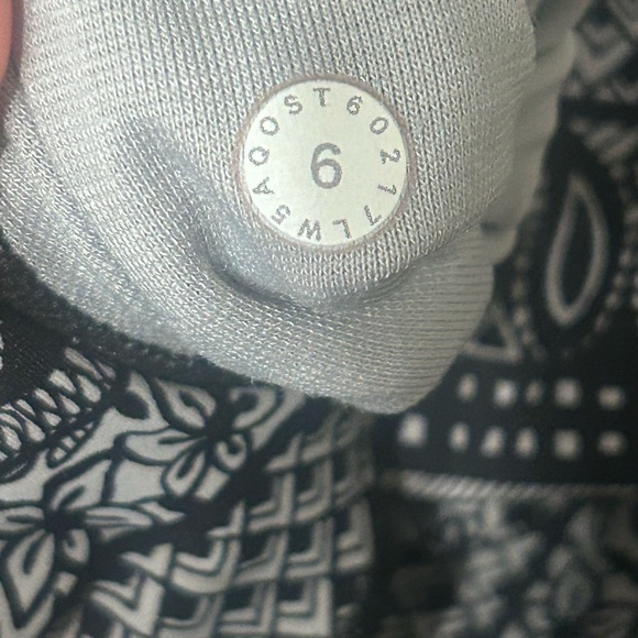 Lululemon Wunder Under Hi-Rise Tight Pant Hi-rise 50 Ice Grey Black 6 - Picture 7 of 7